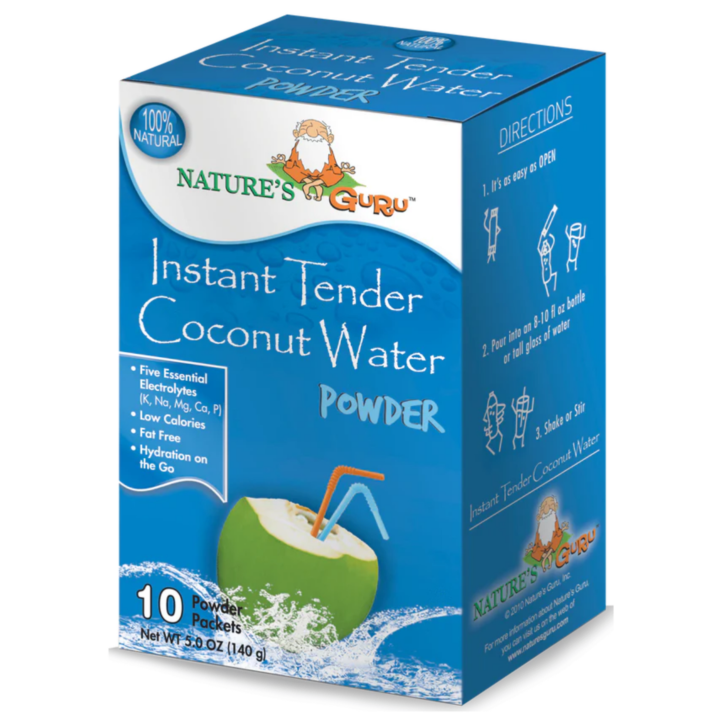 Nature's Guru Instant Tender Coconut Water Powder